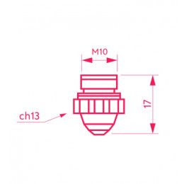 3-01899 Сопло d=1.0 HD (H10)