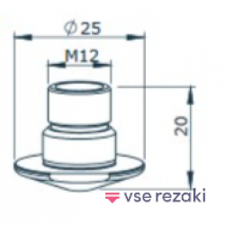 46143310341 Сопло Slim d=1,2 CP
