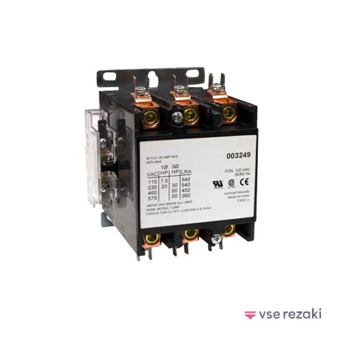 003249 Замыкатель контактор 90A 3P 120VAC 130XD/MAXPRO200 